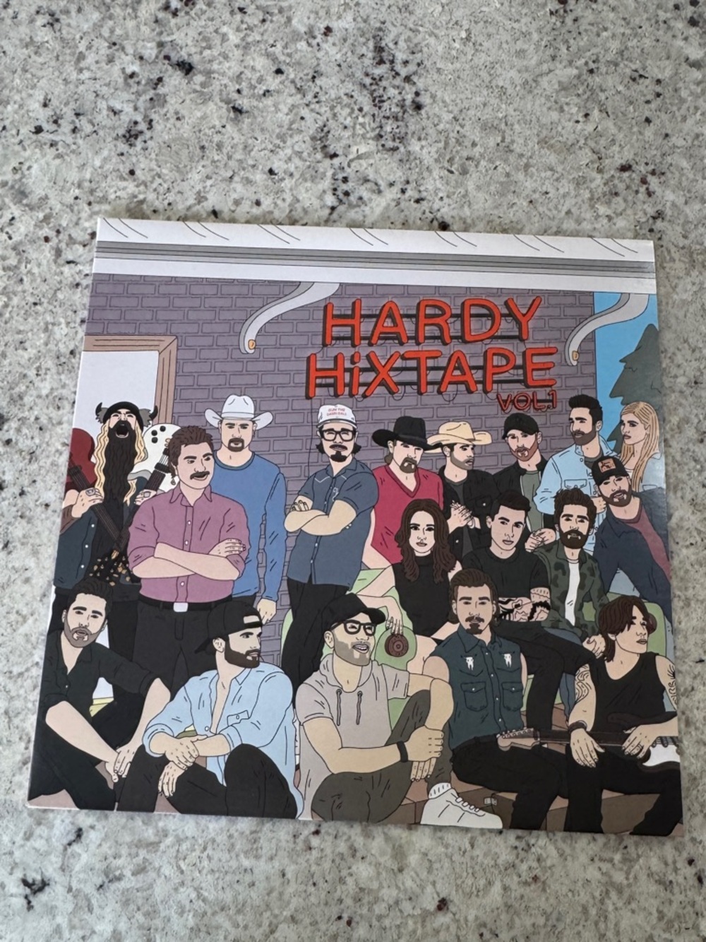 Hardy Hixtape Vol.1 Illustrated Album Cover - Multicolor
